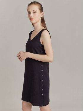 FEMME ウィメンズ 【Outlet】J617 ROBE ワンピースプレッション ブラック