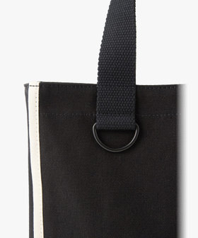 To b. by agnès b. To b. by agnes b.× green label relaxing コットン パイピング ミニトートバッグ ブラック