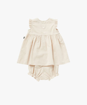 ENFANT ベビー ベビー コットンリネン ノースリーブ ワンピース ベージュ系その他
