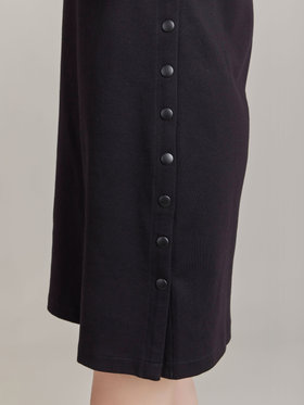 FEMME ウィメンズ 【Outlet】J617 ROBE ワンピースプレッション ブラック