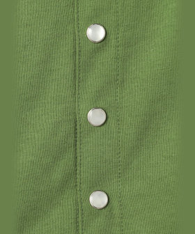 HOMME メンズ メンズ オーガニックコットン 長袖 カーディガンプレッション グリーン系その他