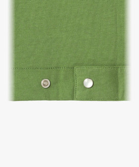 HOMME メンズ メンズ オーガニックコットン 長袖 カーディガンプレッション グリーン系その他