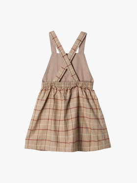ENFANT ベビー 【Outlet】ベビーチェック コットン フレア ワンピース ベージュ