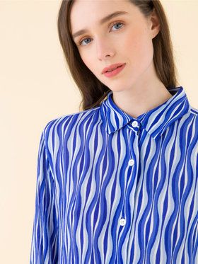 FEMME ウィメンズ  ICM4 CHEMISE シャツ ブルー