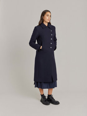 FEMME ウィメンズ 【Outlet】TU74 MANTEAU コート ブルー系その他