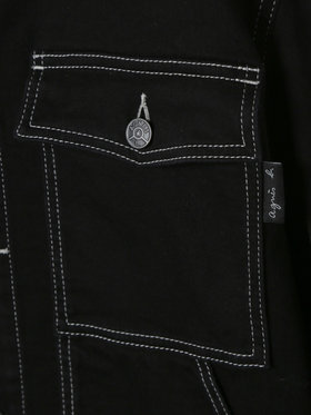 HOMME メンズ メンズ デニム ジャケット ”Ixone” ブラック