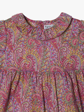 ENFANT ベビー ベビー リバティプリント コットン ワンピース&ブルマ セット ピンク