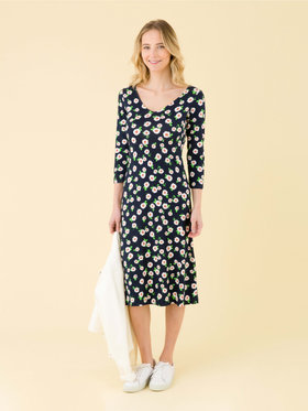 FEMME ウィメンズ  JID2 ROBE ワンピース ネイビー