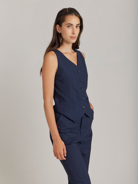 FEMME ウィメンズ 【Outlet】US55 GILET ジレ ネイビー