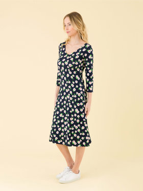 FEMME ウィメンズ  JID2 ROBE ワンピース ネイビー