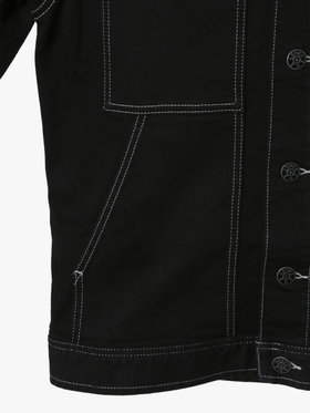 HOMME メンズ メンズ デニム ジャケット ”Ixone” ブラック