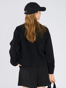 To b. by agnès b. ニット ジップアップ ブルゾン ブラック