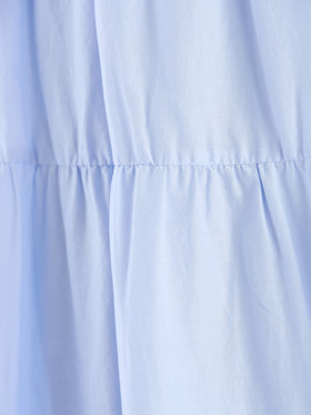 To b. by agnès b. 【Outlet】ブイネックティアードドレス ブルー