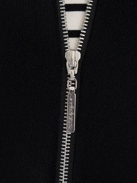 To b. by agnès b. ニット ジップアップ ブルゾン ブラック