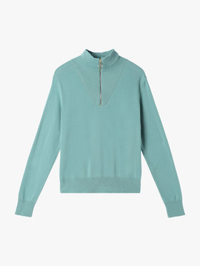 FEMME ウィメンズ 【Outlet】J155 SWEAT コットンニットジップスウェット グリーン