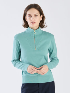 FEMME ウィメンズ 【Outlet】J155 SWEAT コットンニットジップスウェット グリーン