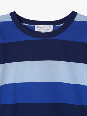 ENFANT ユニセックス 【Outlet】JJJ0 E COULOS キッズ カットソー ブルー×ネイビー