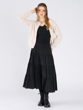 To b. by agnès b. ニット ジップアップ ブルゾン ホワイト