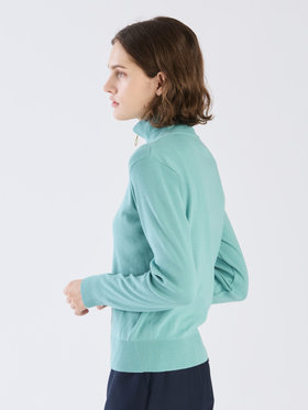 FEMME ウィメンズ 【Outlet】J155 SWEAT コットンニットジップスウェット グリーン