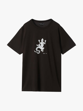 HOMME メンズ メンズ アイコニック コットン 半袖 Tシャツ ”Lezard” ブラウン系その他