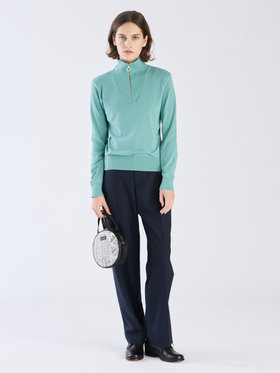 FEMME ウィメンズ 【Outlet】J155 SWEAT コットンニットジップスウェット グリーン