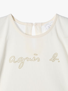 ENFANT ベビー ベビー Tシャツ ホワイト