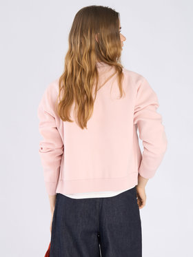 To b. by agnès b. ニット ジップアップ ブルゾン ピンク