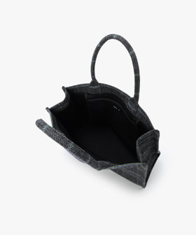 VOYAGE ウィメンズ バッグ＆ウォレット チェック ウール  ラージ トートバッグ ZAX03B-02 グレー系その他