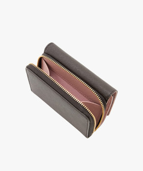 VOYAGE ウィメンズ バッグ＆ウォレット レザー 三つ折り ミニ ウォレット "Erika" QAW05-16 ブラウン系その他