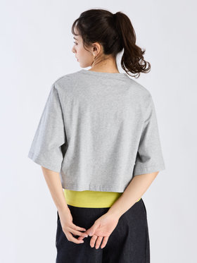 To b. by agnès b. 【Outlet】シープリントTシャツ グレー