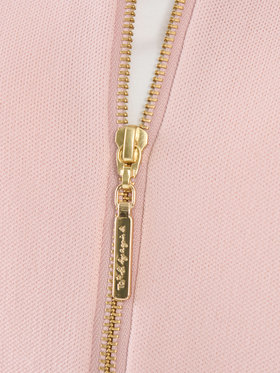 To b. by agnès b. ニット ジップアップ ブルゾン ピンク