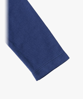 ENFANT ベビー ベビー ロゴ コットン 長袖 Tシャツ ブルー