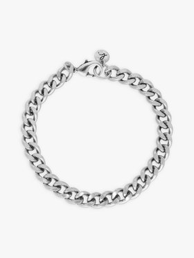 FEMME ウィメンズ メタリック チェーン ブレスレット ”Janie” シルバー