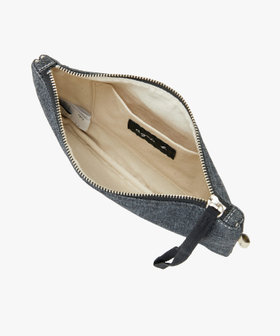 VOYAGE ウィメンズ バッグ＆ウォレット デニム ポーチ "Paulette" YAS18A-02 グレー