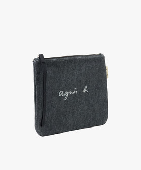 VOYAGE ウィメンズ バッグ＆ウォレット デニム ポーチ "Paulette" YAS18A-02 グレー