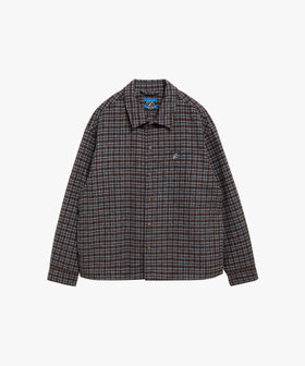 HOMME メンズ SPORT b. メンズ 長袖 フランネルシャツジャケット ベージュ