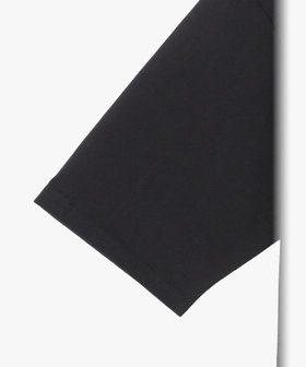 HOMME メンズ メンズ ロゴ 刺繍 コットン 半袖 Tシャツ "Horace" ブラック