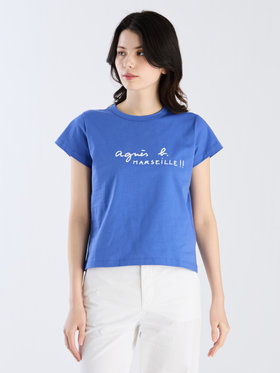 FEMME ウィメンズ 半袖 Tシャツ ”Brando” ブルー系その他