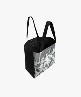 FEMME ウィメンズ フォトプリント コットンキャンバス トートバッグ "Fontaine" マルチ