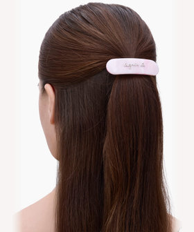 FEMME ウィメンズ ロゴ ヘアバレッタ ピンク