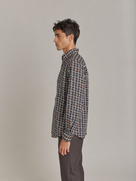 HOMME メンズ 【Outlet】IDO3 CHEMISE シャツ ブラック