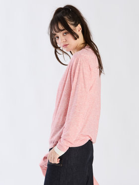 To b. by agnès b. 【Outlet】シアーボーイズロングTシャツ ピンク