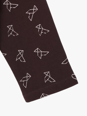 ENFANT ユニセックス 【Outlet】キッズ プリント コットン 長袖 スウェット ブラウン系その他