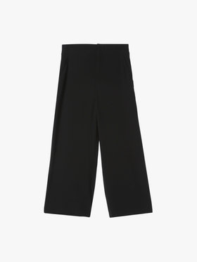 FEMME ウィメンズ ブラック トリアセテート クレープ パンツ ”Tyra” ブラック