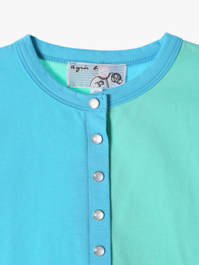 ENFANT ベビー JF59 L CARDIGAN ベビー カーディガン ブルー