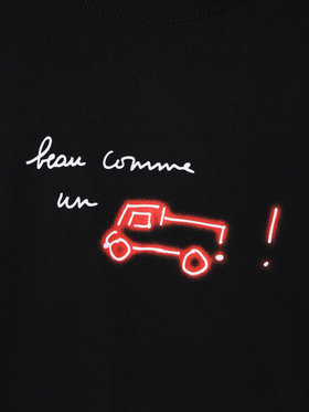 ENFANT ユニセックス 【Outlet】SEQ2 E TS キッズ Tシャツ ブラック