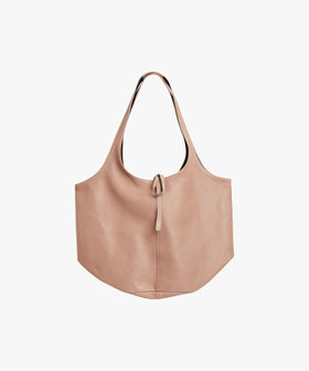 FEMME ウィメンズ ラムスキンレザー トートバッグ "Stala" ベージュ系その他