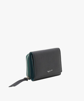 VOYAGE ウィメンズ バッグ＆ウォレット レザー 三つ折り ウォレット "Angele" BBW03-03 ブラック