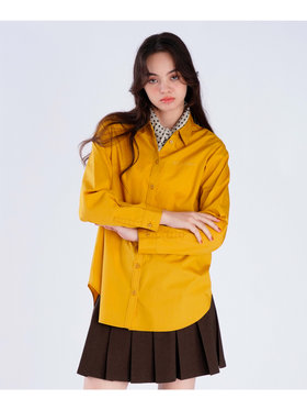 To b. by agnès b. 【Outlet】コットン ロングスリーブ シャツ イエロー