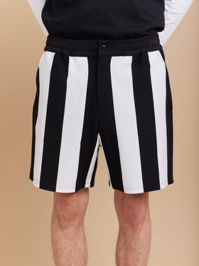 HOMME メンズ 【Outlet】K357 SHORT ショートパンツ ホワイト×ブラック